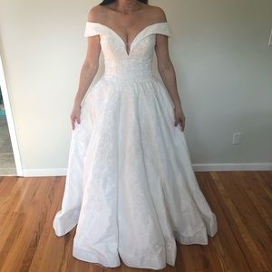 Dancing Queen Strapless Wedding Dress L